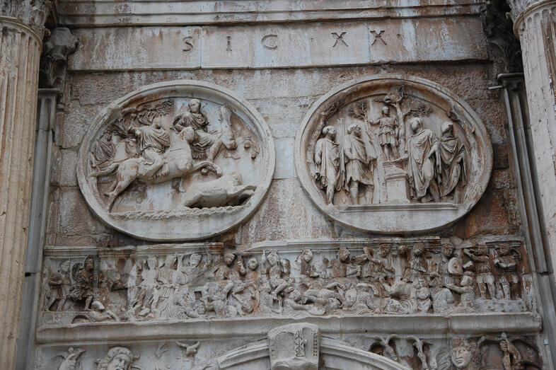 Roundels from the Arch of Constantine.